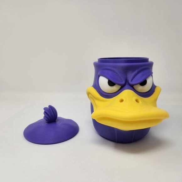 Angry Duck Jar Candy Dish Keepsake Container 3d Printed 6.5" (m) - Picture 2 of 7